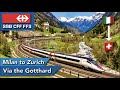 Review of the Swiss Pendolino between Milan and Zurich across the STUNNING Alps