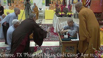 TTT THÔNG LAI / Conroe, TX “Ngày Cuối Cùng Của Pháp Hội” Apr 11, 2017