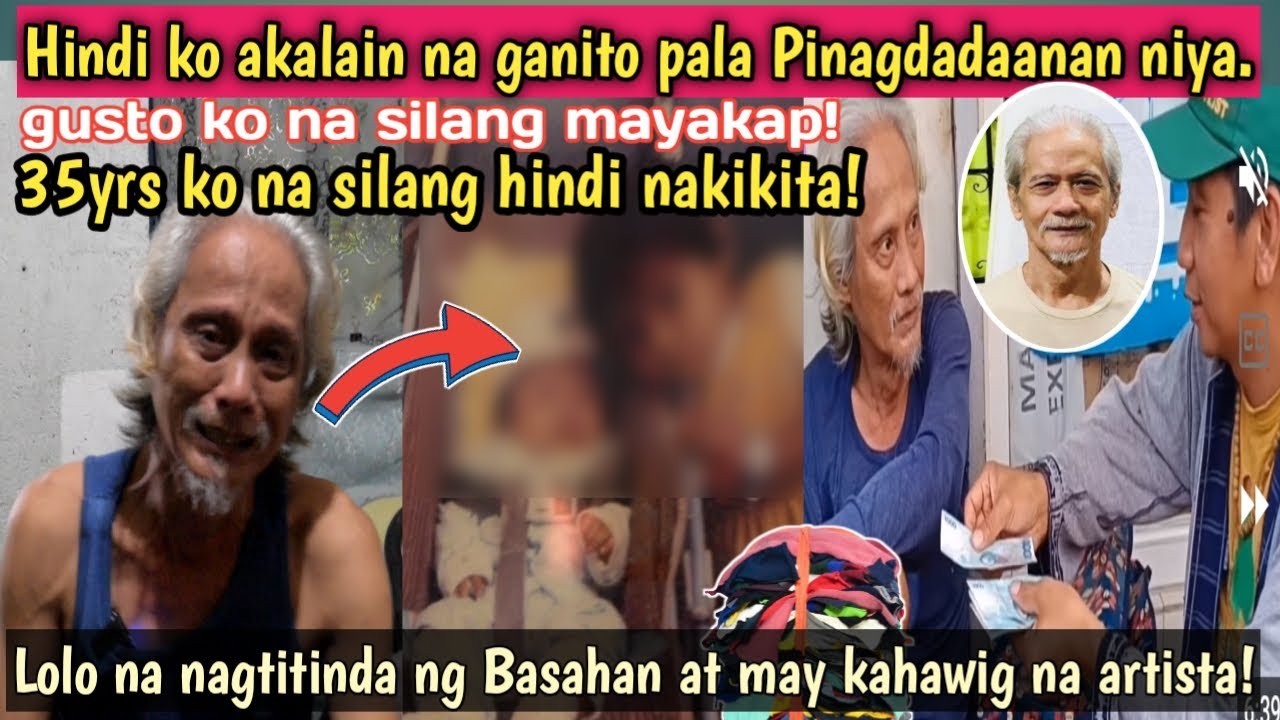 Part2- Kamukha ng batikang artista na nagtitinda ng basahan...Ganito pala kamiserable ang buhay nya