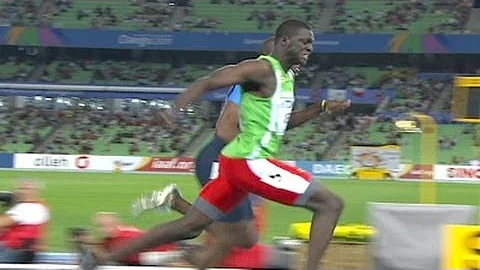 18-year old Kirani James runs down Merritt to win ...