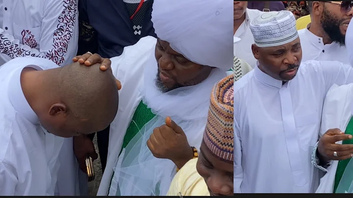 MC OLUOMO RECEIVED SPECIAL PRAYER FROM ISLAMIC CLERIC AFTER PASUMA BURIED HIS LATE MOTHER