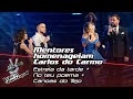 Mentores  - "Estrela da tarde" + "No teu poema" + Canoas do Tejo" | The Voice Portugal