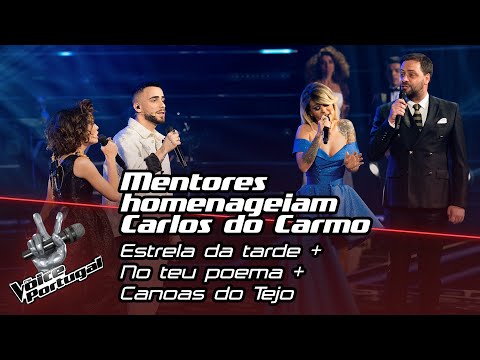 Mentores  - "Estrela da tarde" + "No teu poema" + Canoas do Tejo" | The Voice Portugal