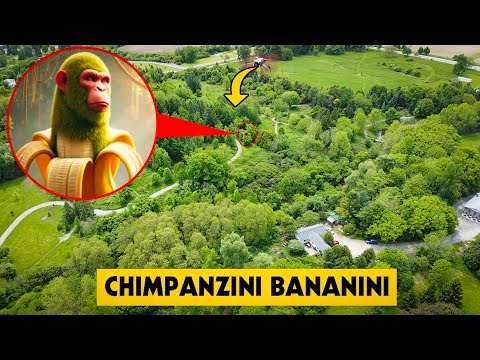 DRONE CATCHES CHIMPANZINI BANANINI IN REAL LIFE! *HE THREW BANANAS
