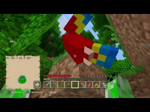 Minecraft ps4 #1 início com papagaios