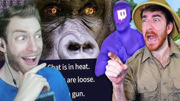 THIS HAS GONE TOO FAR!! Reacting to "Twitch Chat and I Invaded a Zoo with Artificial Intelligence"