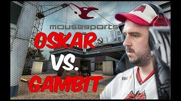 oskar |mousesports| 1440p@60fps POV | 28/15 vs. Gambit | de_cache