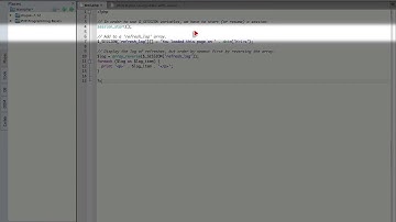How use to sessions and the $ SESSION variable to store user information