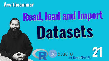 Read or Import and Data in R with Aammar