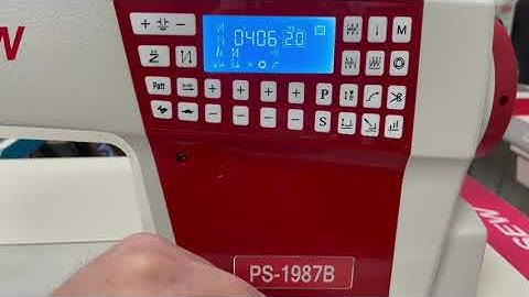 How To Set Up And Use Multi Segment Pattern Sewing On PS-1987B/PS-1933B Industrial Sewing Machine
