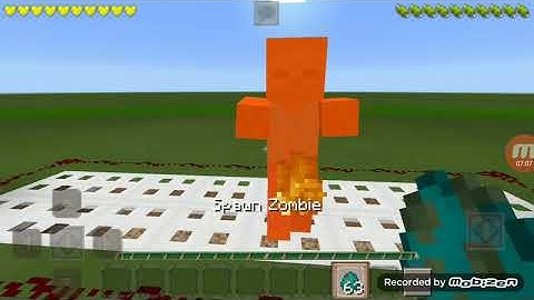 How to make a zombie trap in mini world😆😆😆😆😂😂🤣/