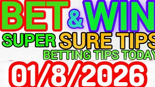 CORRECT SCORE PREDICTIONS 01/08/2026/FOOTBALL PREDICTIONS TODAY/SOCCER BETTING TIPS/SURE TIPS screenshot 5