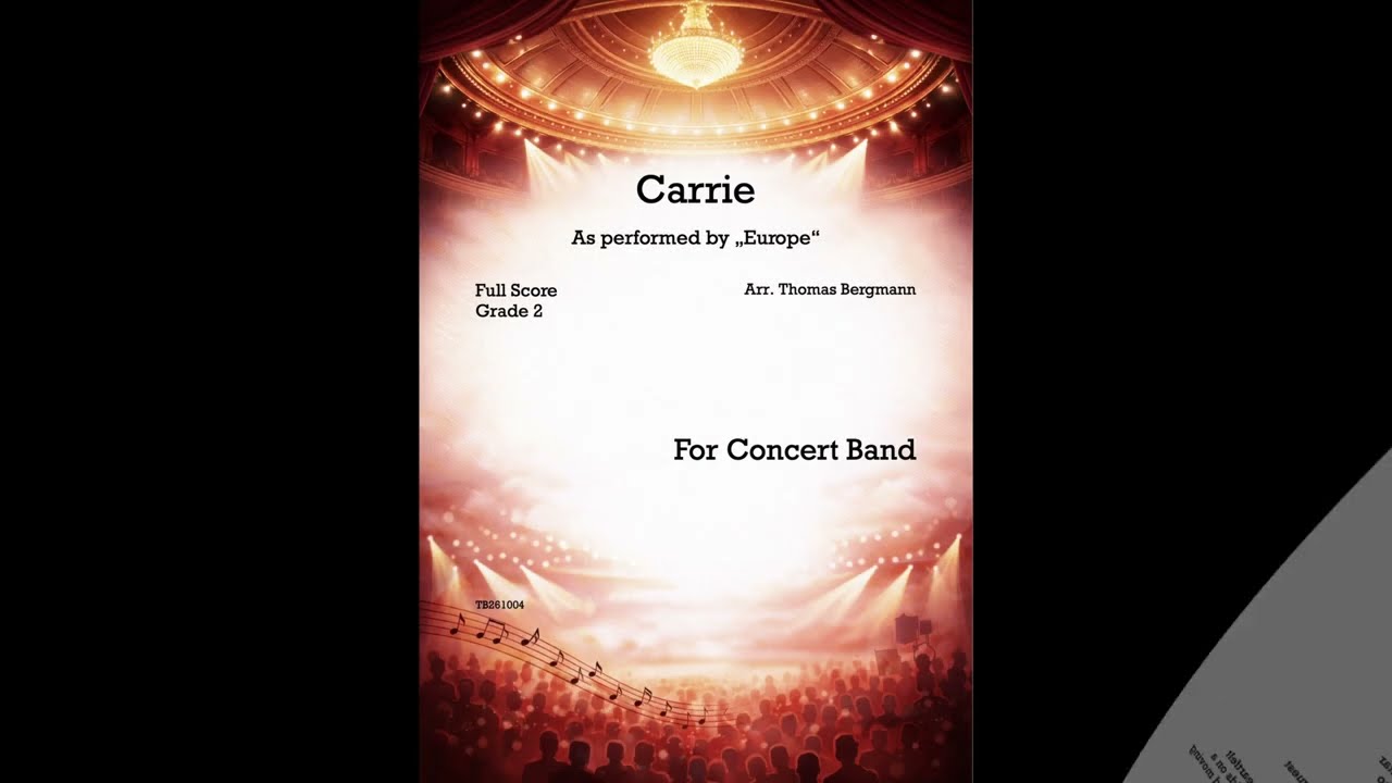 Carrie – Europe | 80s Rock Ballad | Concert Band / Wind Ensemble Arrangement