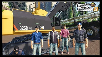 Logging By The Lake Today - Logging Crew 148 - Farming Simulator 2019 - FDR Logging