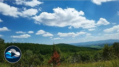 Fluffy clouds float in the azure sky time lapse, Relax in Nature with Cloud Observe