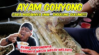 AYAM GOHYONG !!! VIRAL AYAM MALAYA !!! DIGULUNG JADI PANJANG !!! KULINER MENTENG !!!