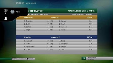 Don Bradman Cricket 17 All In Reach the maximum skill level for one skill in rookie career mode