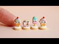 Miniature cute gingerbreads. Made from polymer clay. Tutorial. DIY. Милое печенье из пластики.