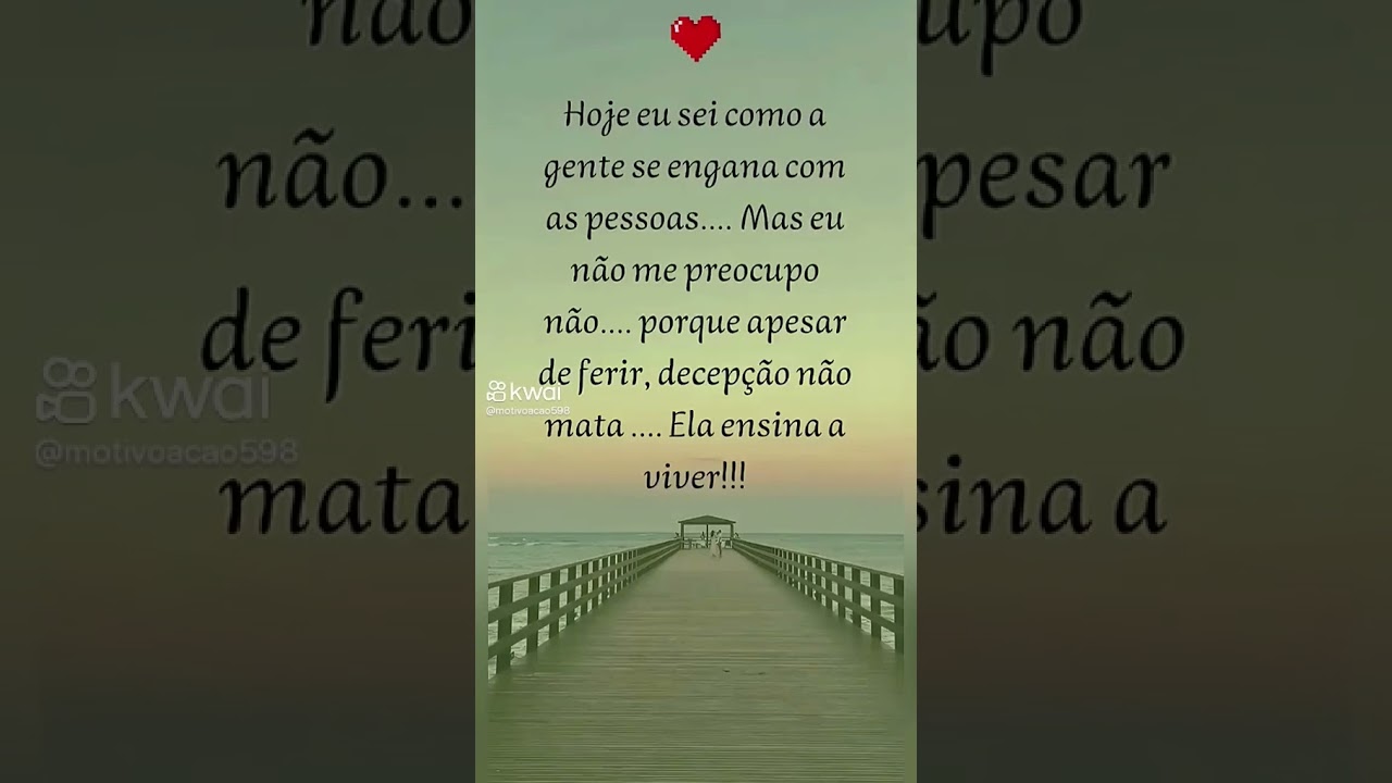 A decepção ensina a viver #reflexão #decepção #viver
