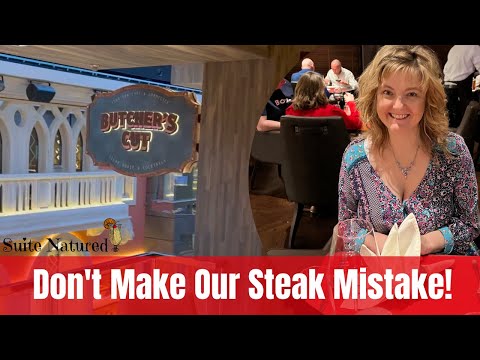 Msc Virtuosa Butcher's Cut Review | Speciality Steakhouse