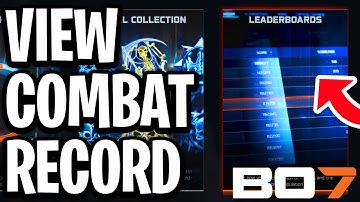 How To View Combat Record K/D, W/L and Leaderboards In COD Black Ops 7 - Full Guide