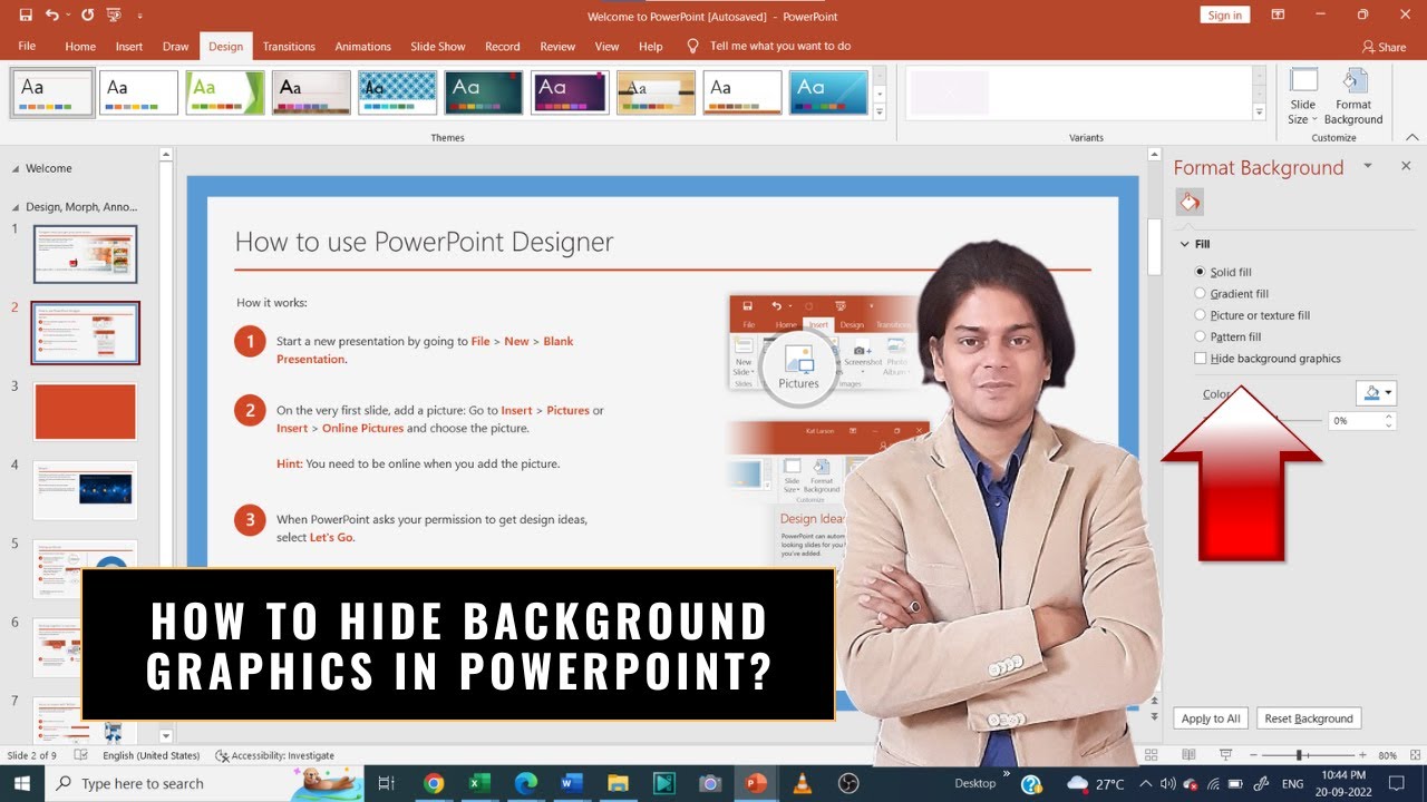 How To Hide Background Graphics In PowerPoint YouTube How To Hide Background Graphics In PowerPoint YouTube