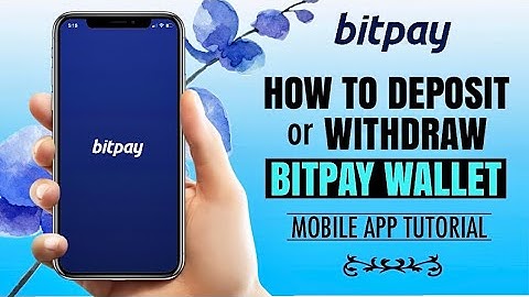 How to DEPOSIT or WITHDRAW on BITPAY WALLET | Bitcoin App Tutorial