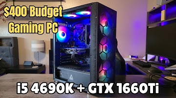 $400 Budget Gaming PC Build in 2025! | i5-4690K + GTX 1660 Ti = Surprisingly Good?!