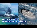 Shockwaves of the Submarine Volcano in Tonga