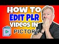 How To Edit A PLR Video In Pictory