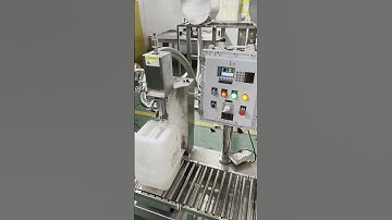 Máy chiết rót can, xô bán tự động