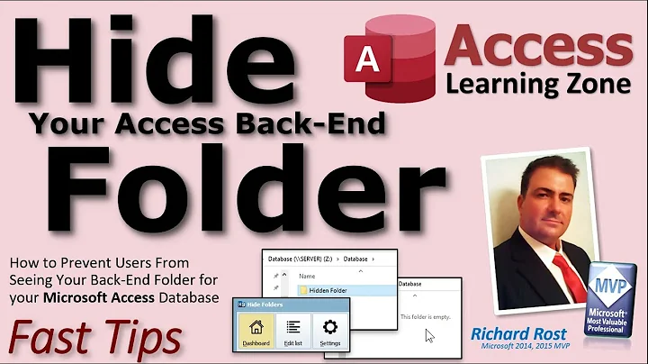 How to Hide Your Microsoft Access Back-End Folder to Prevent Users from Tampering or Deleting