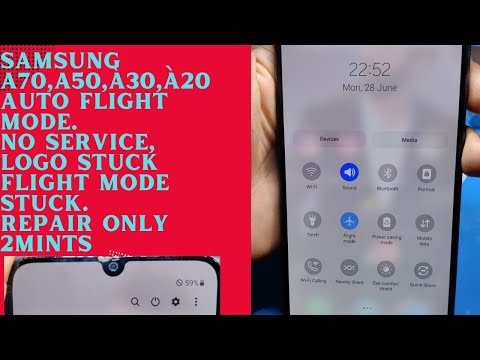 #SAMSUNG #a70 #A50 #Flight mode stuck in //#samsung No #service #a70 #a50 #a30 slove only 2mints//