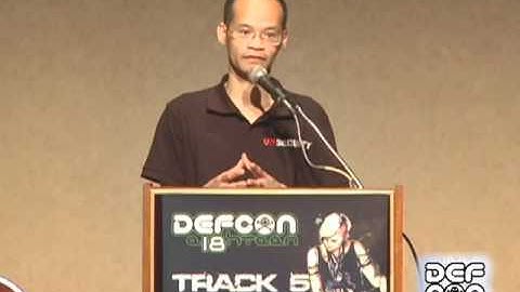 DEFCON 18: Operating System Fingerprinting for Virtual Machines (Video Only)  1/2