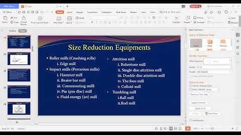 Unit operations in food processing Size Reduction(Hammer mill)