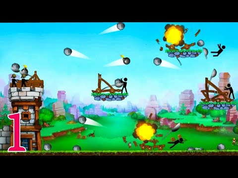The Catapult - King of Mining Epic Stickman Castle Android Gameplay Walkthrough Part 1