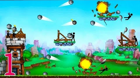 The Catapult - King of Mining Epic Stickman Castle Android Gameplay Walkthrough Part 1