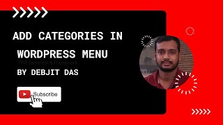how to add categories in WordPress menu || Add Categories to a Menu