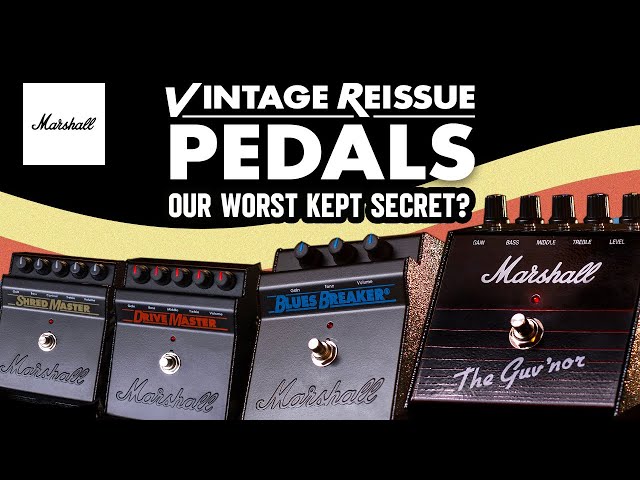 Vintage Reissue Pedals | Official Demo | Marshall