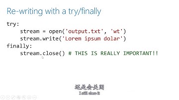 16-with 语句｜小甲鱼翻译作品——微软官方推出的 Python 进阶教程