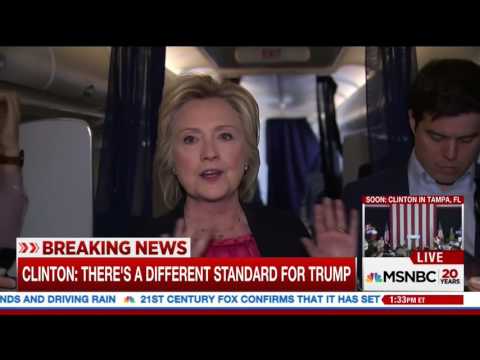 Hillary Clinton Says Clinton Foundation Conflicts Of Interest Will Be Addressed “After The Election”