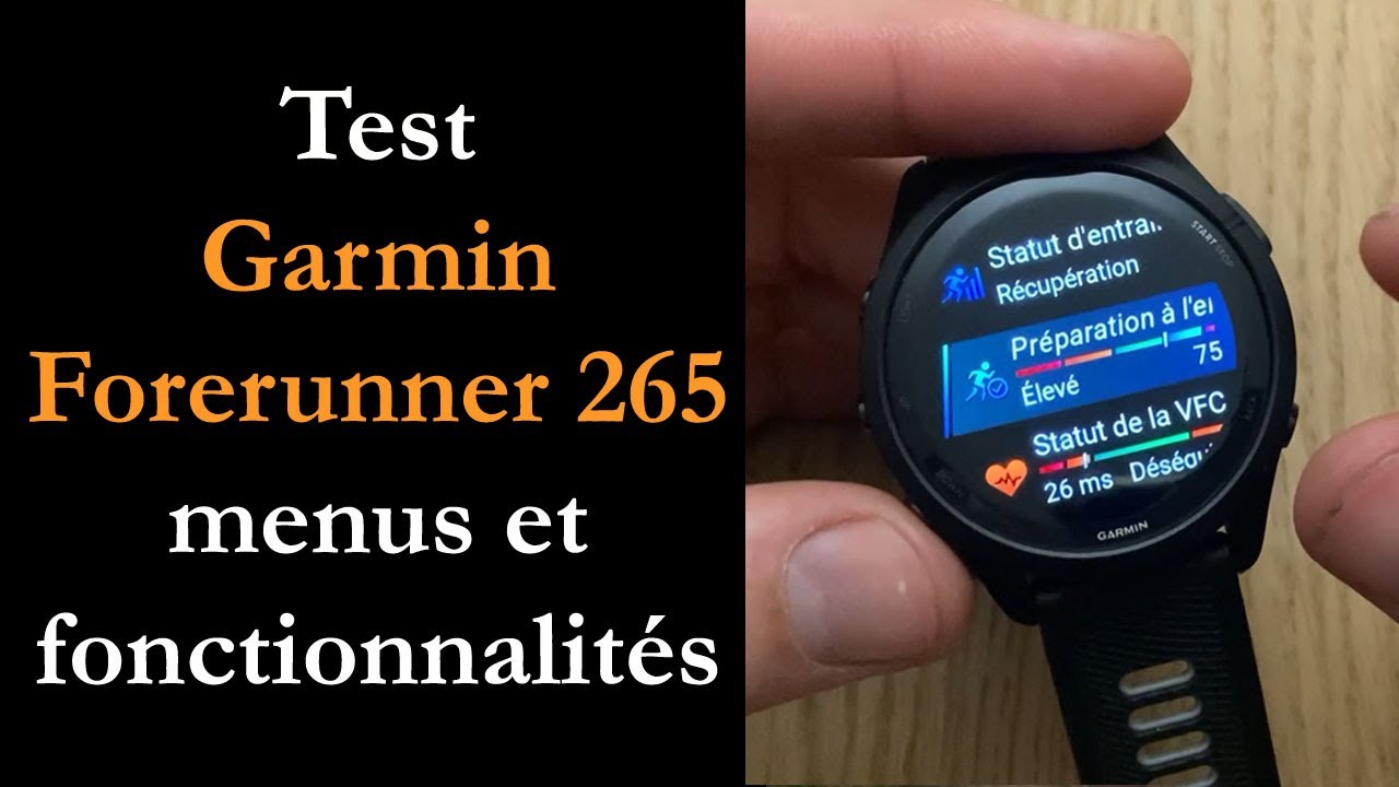 Test de la nouvelle montre Garmin : Forerunner 245