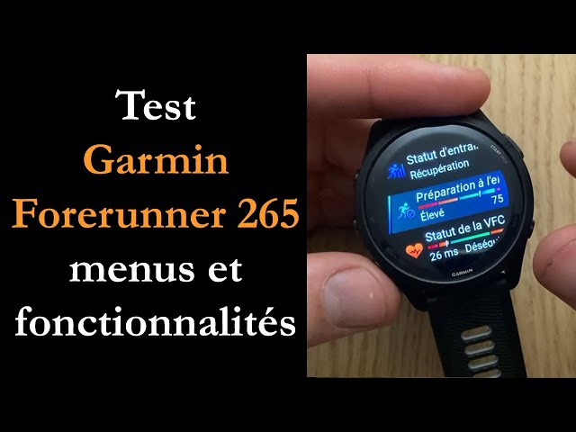 Le test complet de la Garmin Forerunner 265 : le tactile au cœur