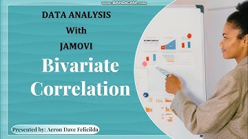 Bivariate Correlation using Jamovi Application