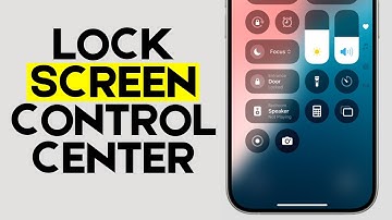 How to Disable Control Center on Lock Screen on iPhone iOS 18