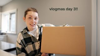 a very exciting unboxing!! | vlogmas day 3