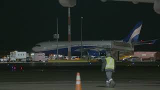 Repatriation flight lands at YVR (video credit: YVR)