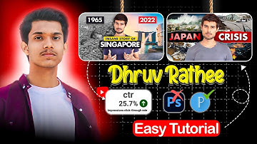 how to make thumbnail like dhruv rathee | dhruv rathee jaisa thumbnail kaise banaye