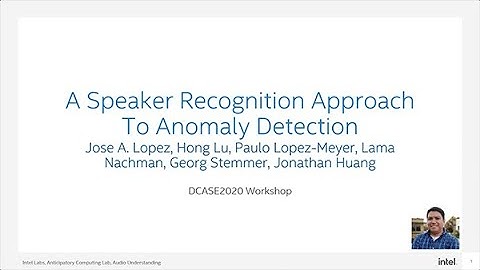 DCASE 2020 Workshop, ID 32, Jose A. Lopez et al.