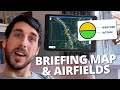 One Glance, Total Clarity: skybook EFB’s Briefing Map for Weather & NOTAMs